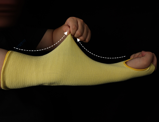 科旭芳綸防火防割護(hù)臂SK-46：把“安全鎧甲”戴在手上，工業(yè)防護(hù)再無(wú)死角！